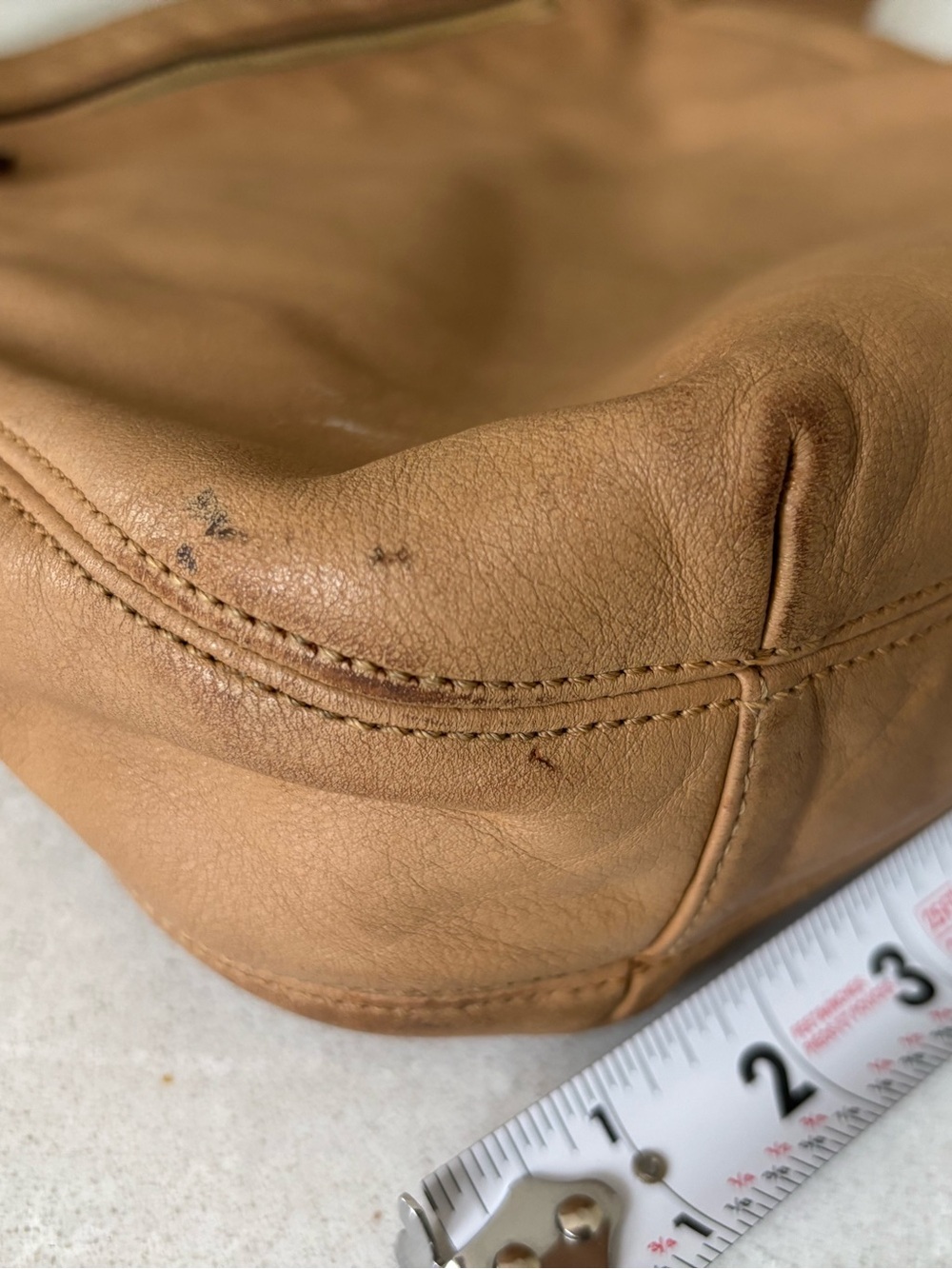 Coach Tan Leather Hobo Bag Classic Everyday Shoulder Bag - Picture 6 of 16